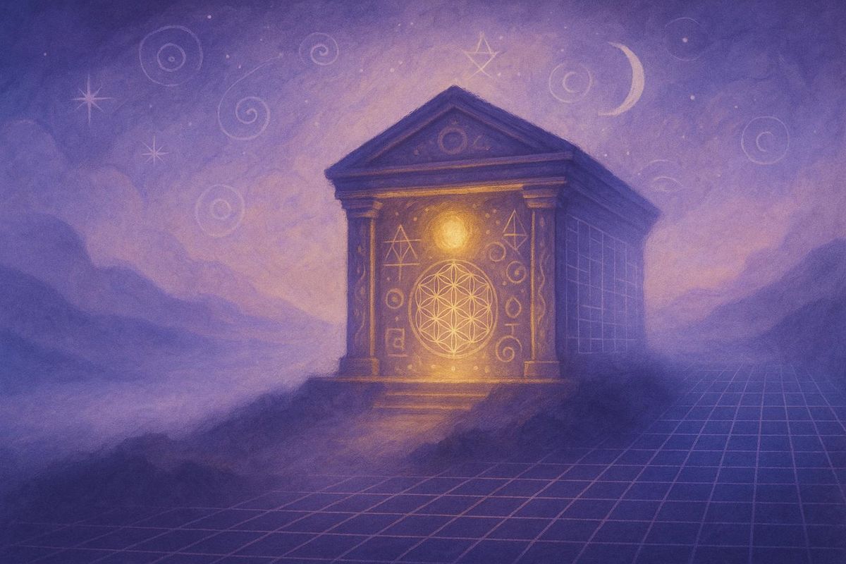 Sacred Architecture and Simulation Layers