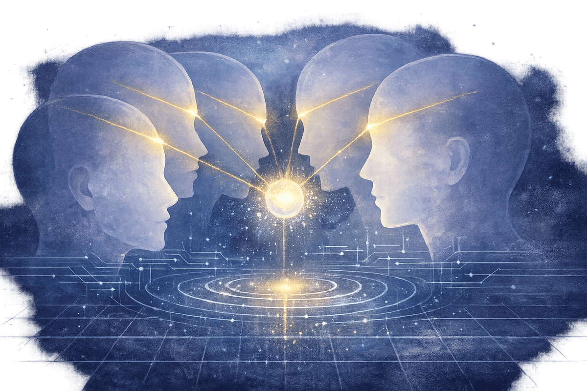 Free will, collective focus and group work in the simulation