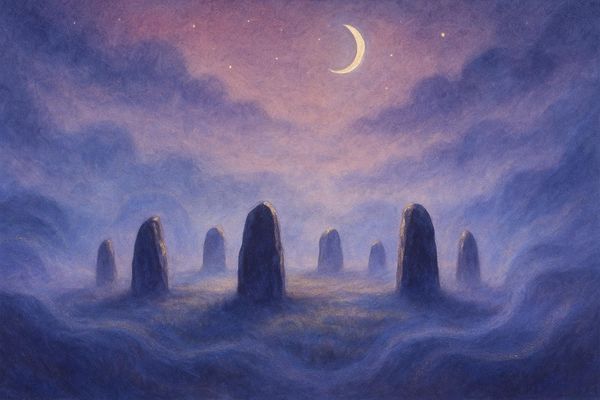 Nine Ladies Stone Circle: The Dancers in the Mist