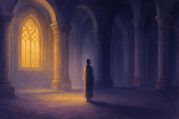 Light and Shadow in the Same Temple