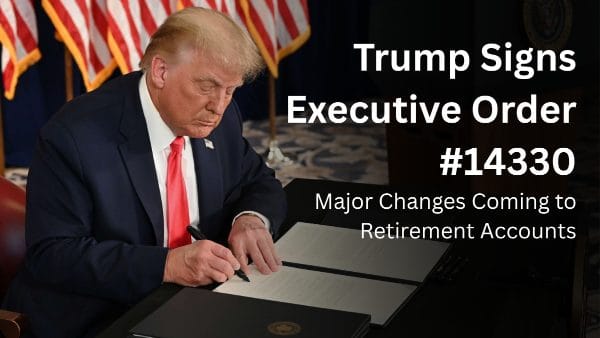 Executive Order 14330 — gold in 401k