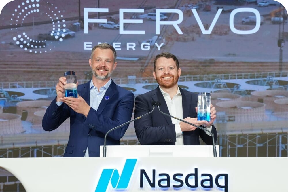Tim Latimer and Jack Norbeck at Nasdaq