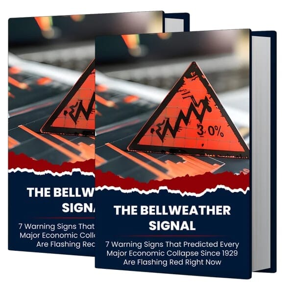 Book covers with warning triangle