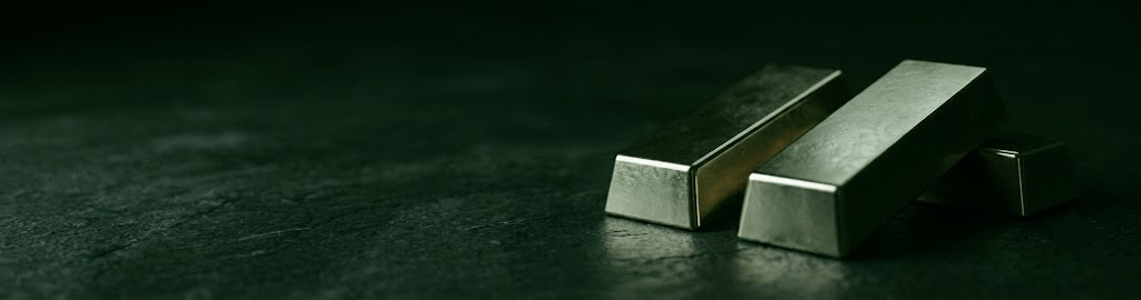 Gold bars in low-key light