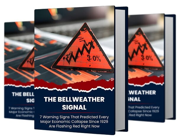 Book cover with warning triangle