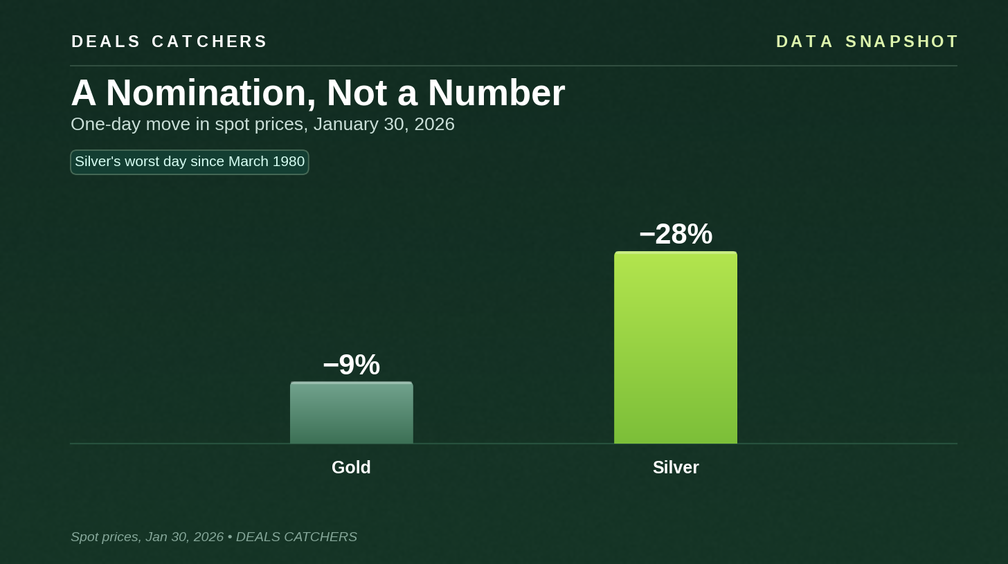 A nomination, not a number