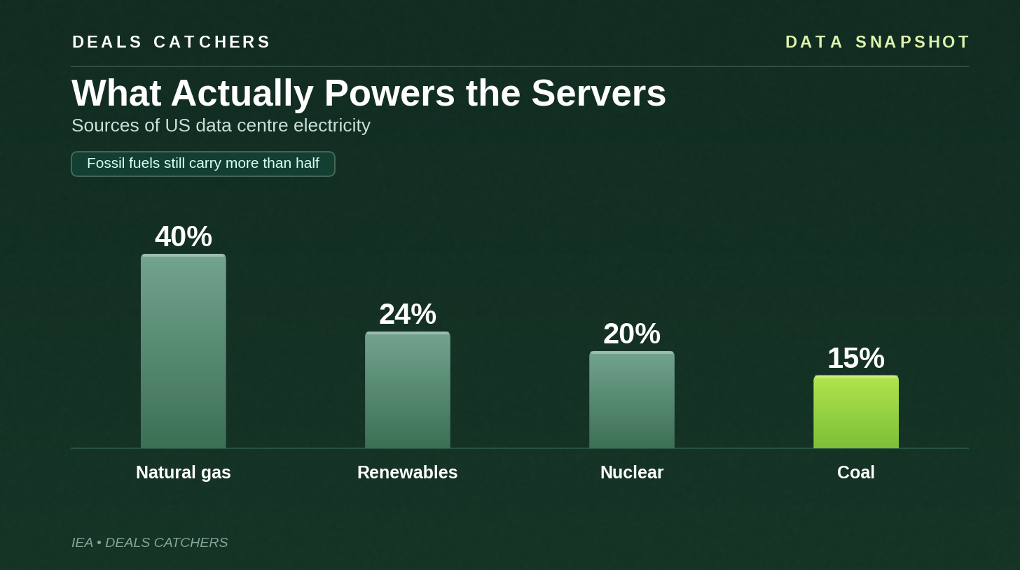 What actually powers the servers