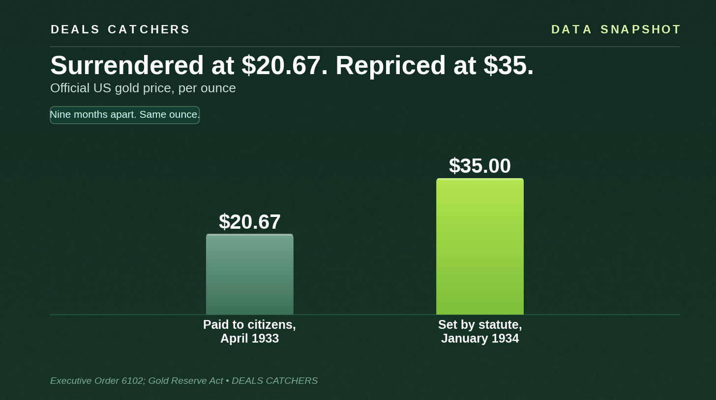 Surrendered at $20.67, repriced at $35