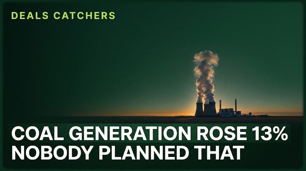 Coal Generation Rose 13%. Nobody Planned That.