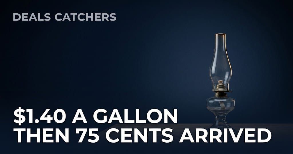 Sperm Oil Was $1.40 a Gallon. Kerosene Arrived at 75 Cents.