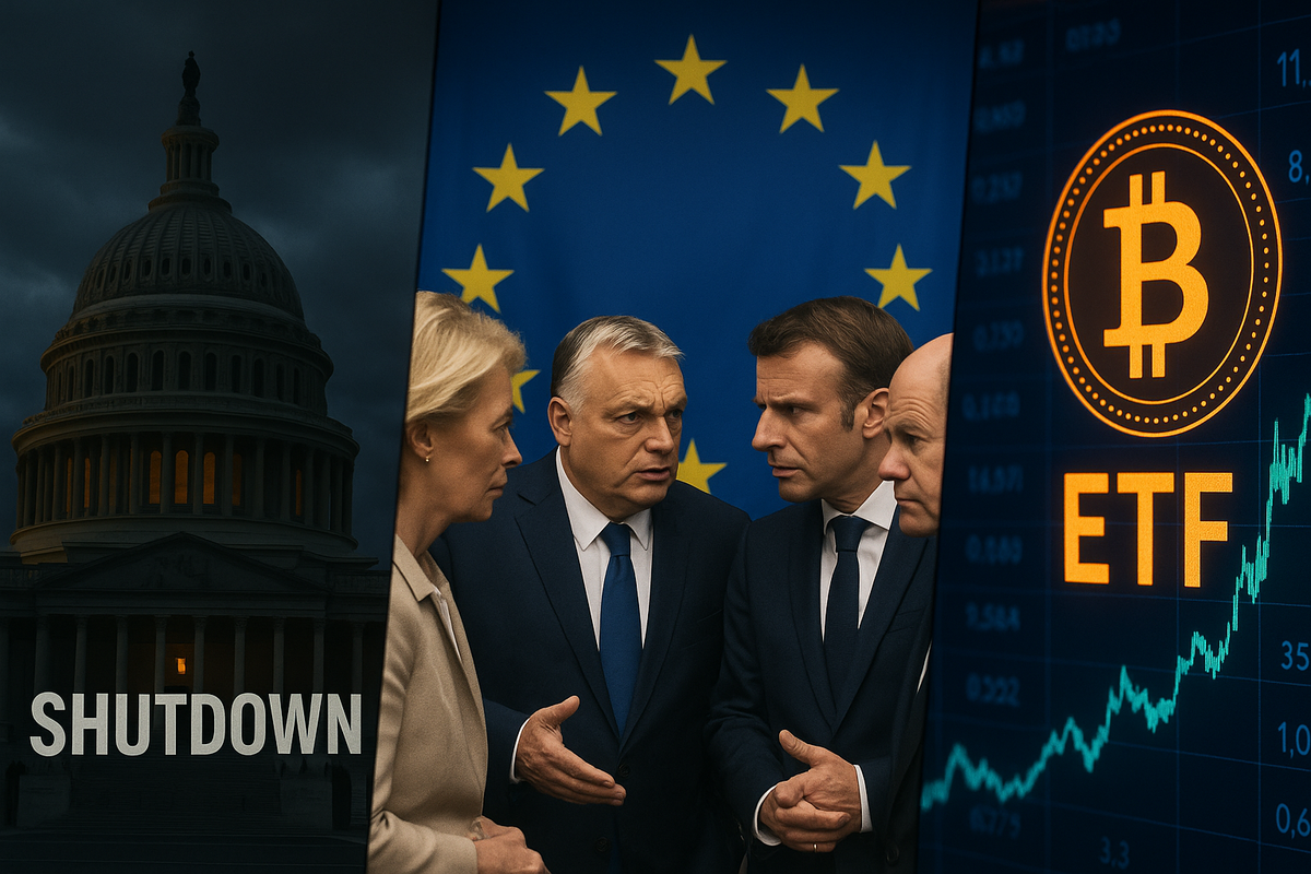 🌎 U.S. shutdown fallout hits federal services, Europe sees new divides over Ukraine, and crypto ETFs launch against all odds.