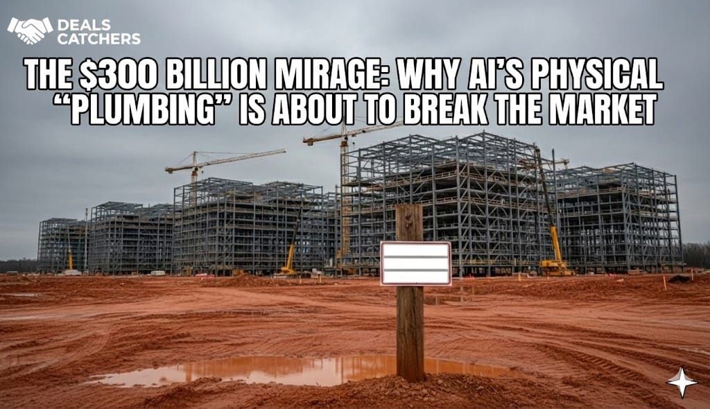 💼 The $300 Billion Mirage: Why AI’s Physical "Plumbing" is About to Break the Market