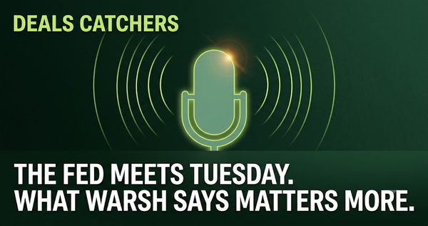 The Fed Meets Tuesday. What Warsh Says Matters More Than What He Does.