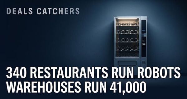 340 Restaurants Run Robots. Warehouses Run 41,000