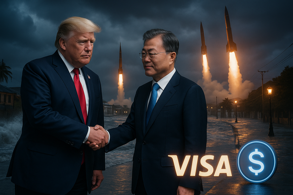 🌎 Trump expands his Asia diplomacy, North Korea stirs tension, Hurricane Melissa barrels through the Caribbean, and Visa bets big on stablecoins.
