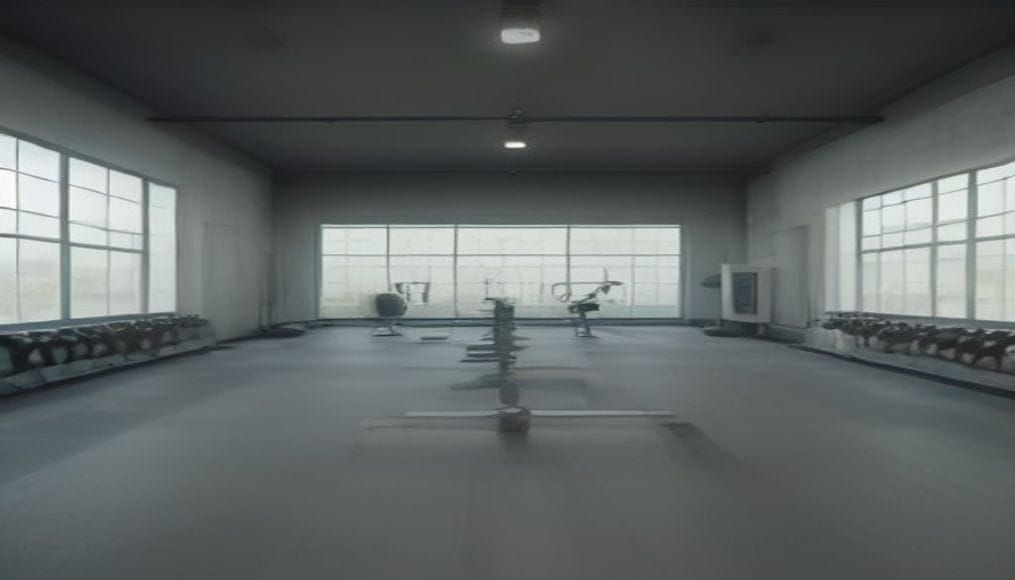 Wnętrze nowoczesnej siłowni i klubu fitness