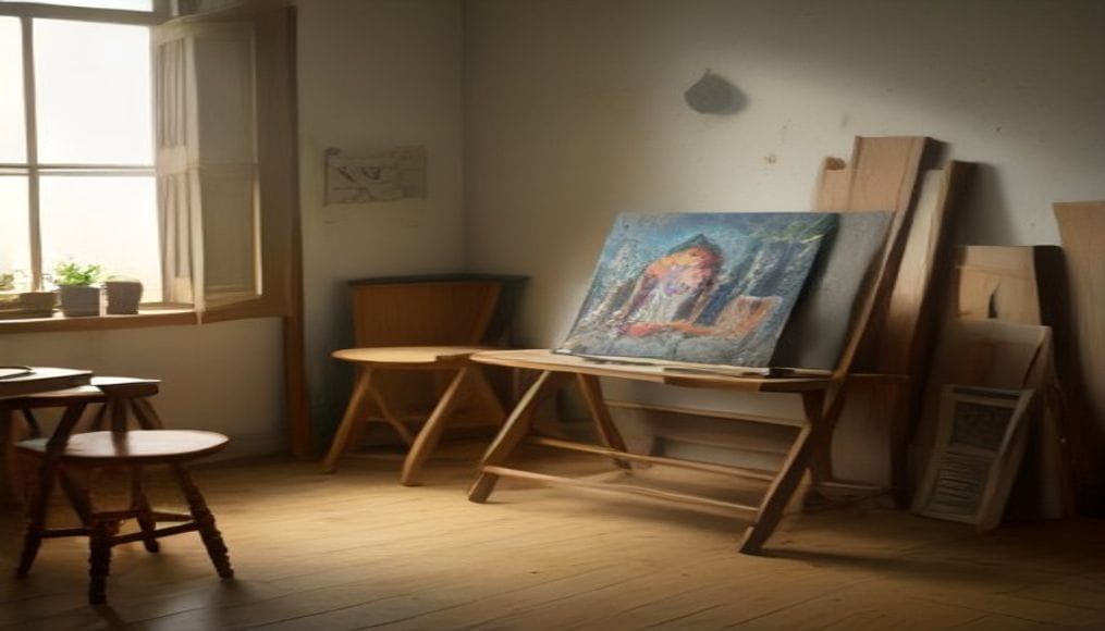 Pracownia artystyczna z przyborami do malowania i Rękodzieła we Wrześni