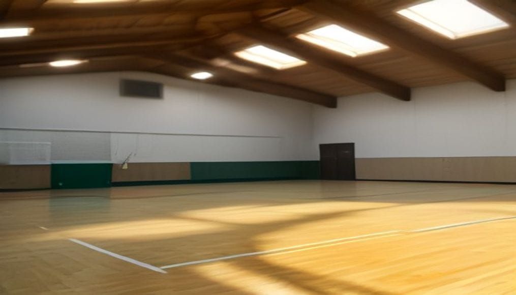hala sportowa z boiskiem do siatkówki we Wrześni