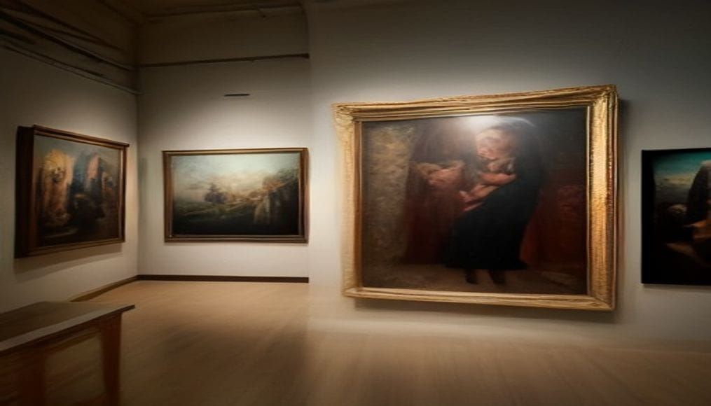 Wystawa malarstwa w muzeum
