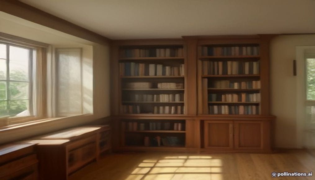 Domowa biblioteczka z poukładanymi książkami we Wrześni