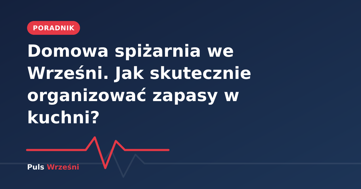 Zorganizowana domowa spiżarnia z słoikami na półkach