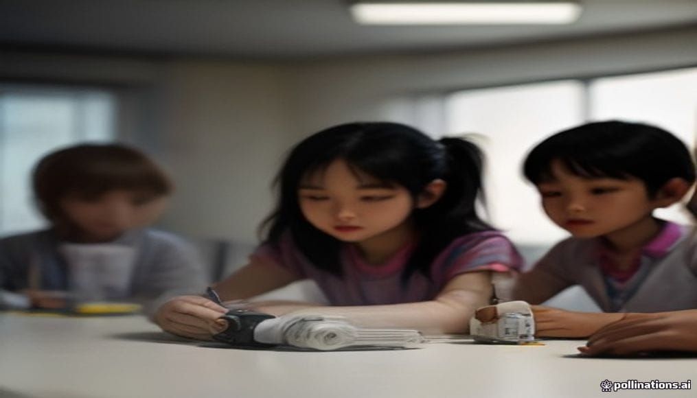 Dzieci biorące udział w warsztatach edukacyjnych