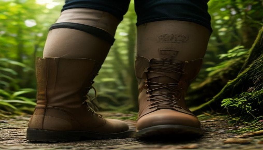 Czyszczenie butów trekkingowych na świeżym powietrzu