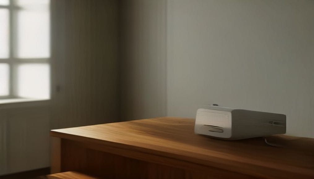 Nowoczesny router Wi-Fi w domowym wnętrzu we Wrześni