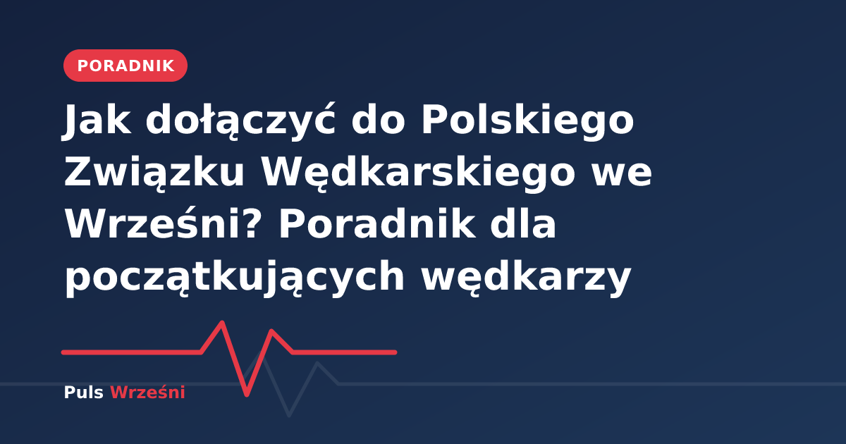 Wędka nad spokojnym jeziorem w powiecie wrzesińskim