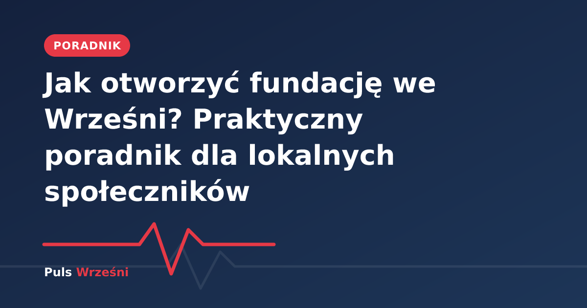 Spotkanie społeczników i praca nad dokumentami fundacji we Wrześni
