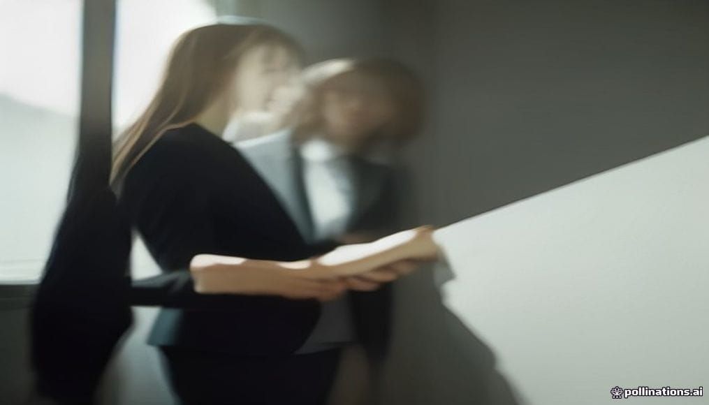 Biznesmeni podający sobie ręce w biure we Wrześni
