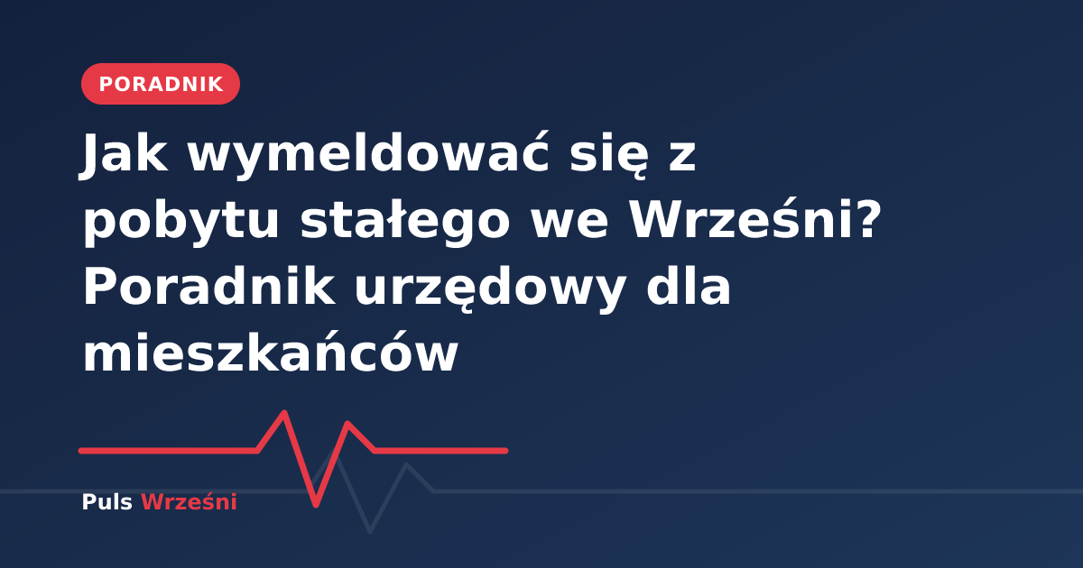 Budynek urzędu we Wrześni - sprawy meldunkowe