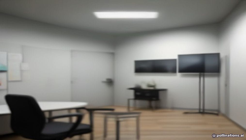 Nowoczesny tonometr okulistyczny w gabinecie lekarskim