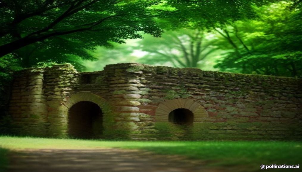 Pozostałości dawnych murów obronnych i historyczna architektura