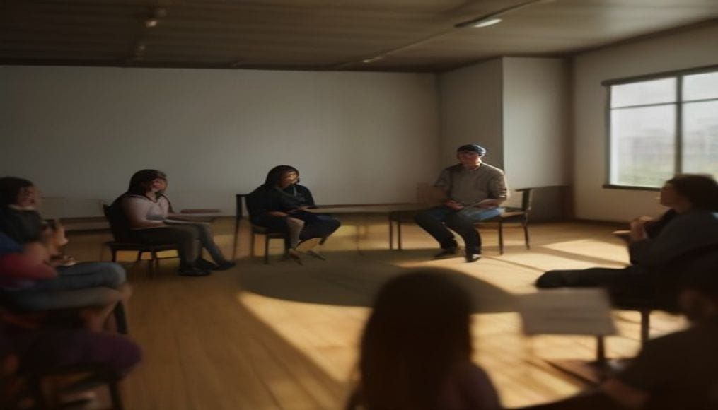 Spotkanie grupy wsparcia dla osób uzależnionych i ich bliskich