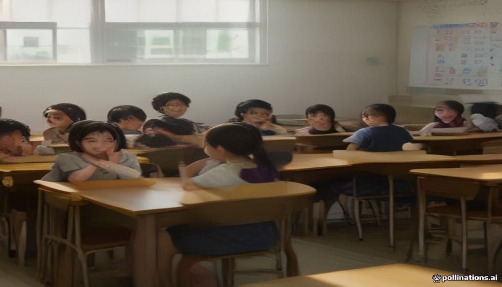 Dzieci podczas zajęć edukacyjnych w szkole
