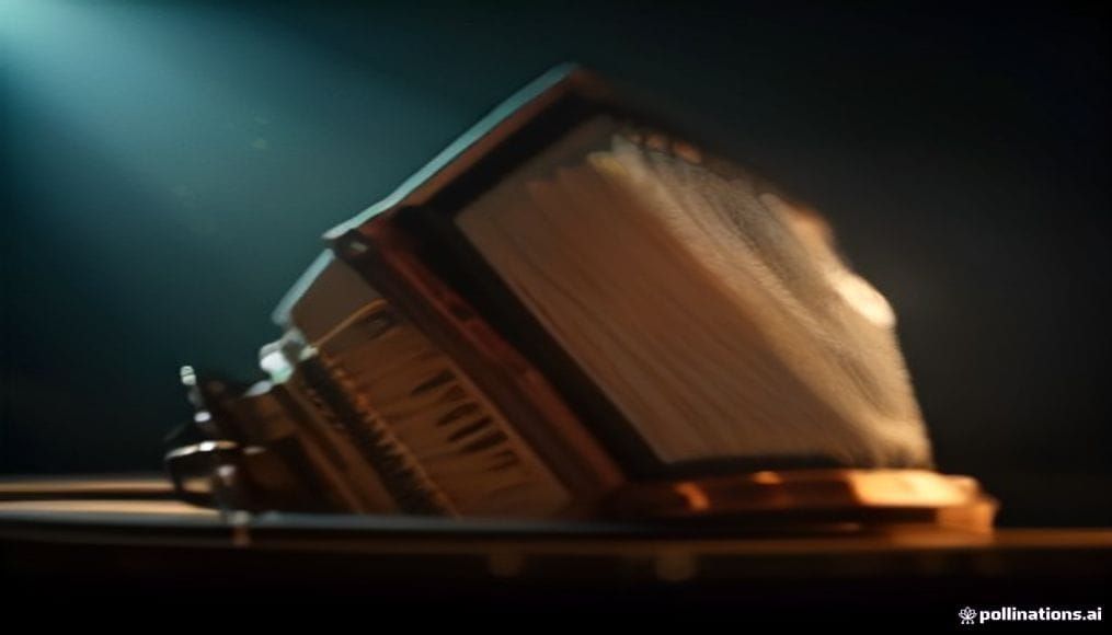Scena koncertowa z mikrofonem i instrumentem muzycznym
