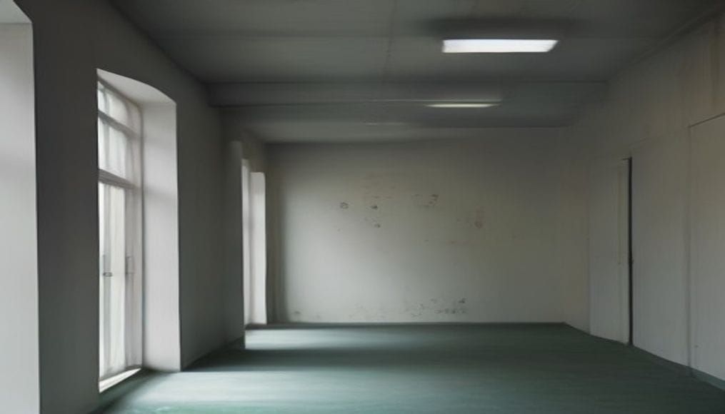 Wnętrze odnawianej szkoły podczas prac remontowych