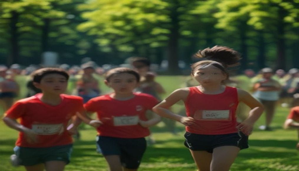 Uczestnicy wydarzenia sportowego w Miłosławiu