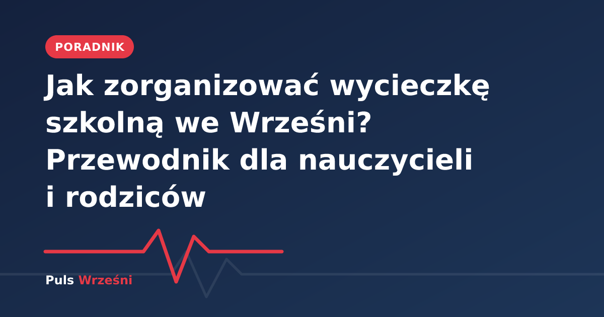 Uczniowie na wycieczce szkolnej we Wrześni