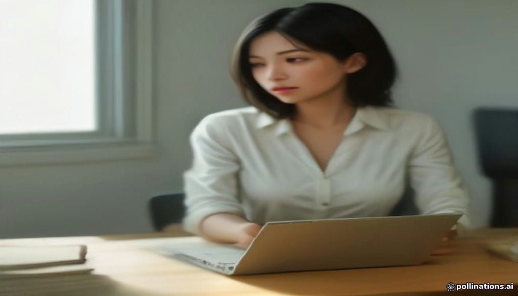 Mieszkaniec korzystający z Profilu Zaufanego na laptopie