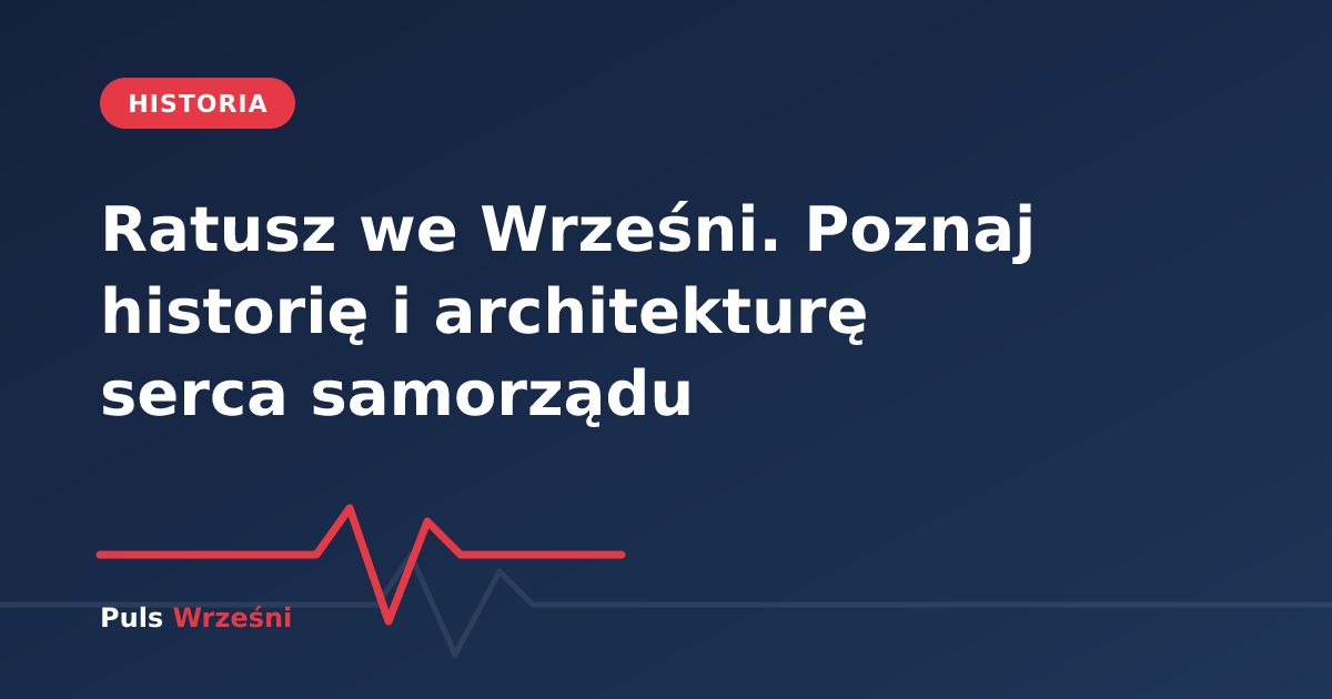 Zabytkowy ratusz miejski z czerwonej cegły z wieżą zegarową