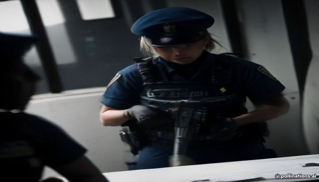 Zatrzymanie podejrzewanego przez policję