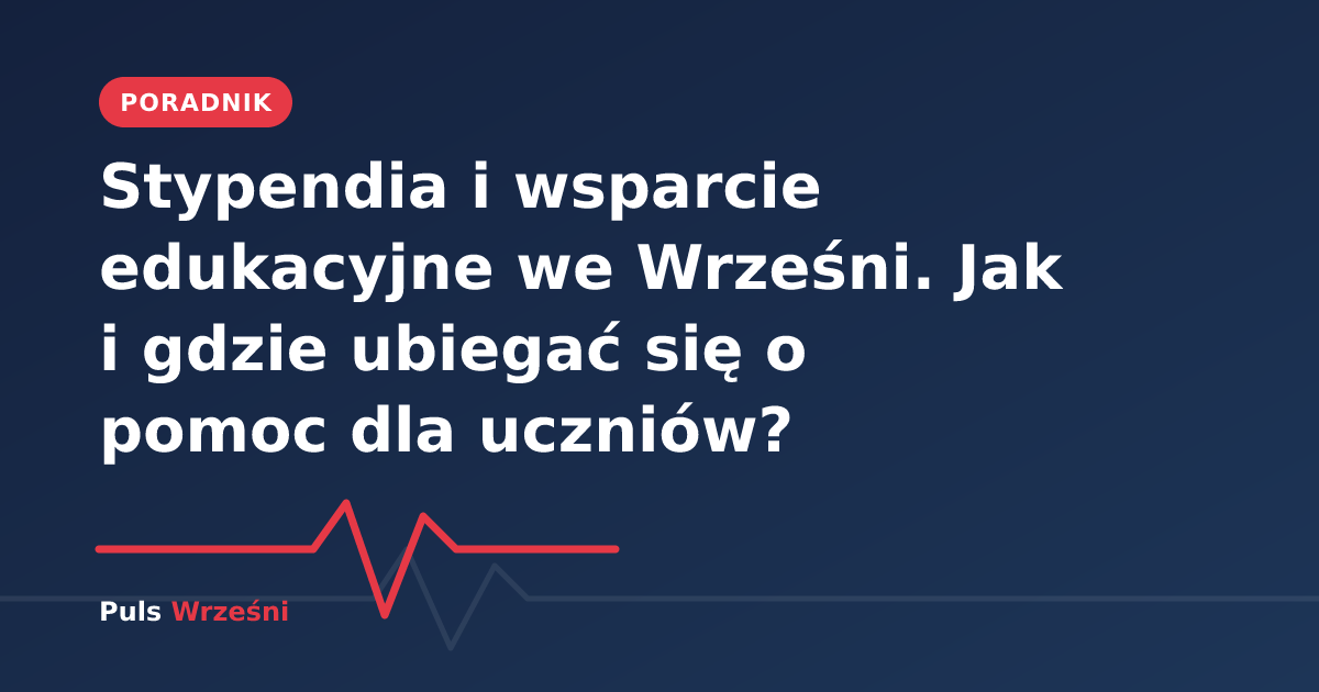 Uczeń uczący się w bibliotece we Wrześni