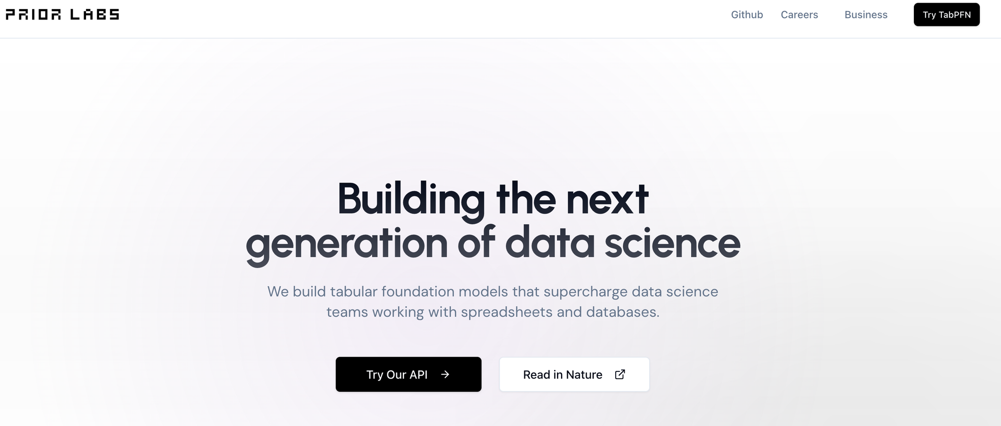 Prior Labs and the end of dumb data
