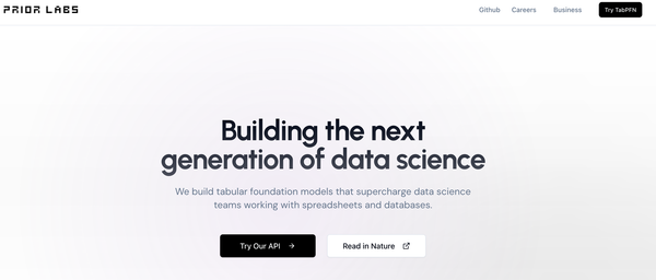 Prior Labs and the end of dumb data