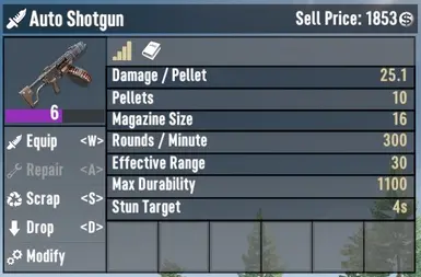 Realistic Guns Overhaul mod for 7 Days to Die