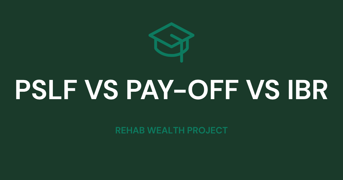 Student Loan Repayment for PTs, OTs, and SLPs: Run the Numbers.