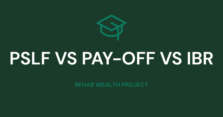 Student Loan Repayment for PTs, OTs, and SLPs: Run the Numbers.