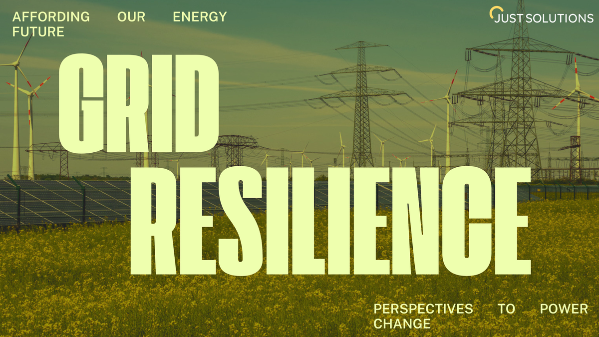 The Resilience Shift in Affordable Energy by Lew Daly from Just Solutions